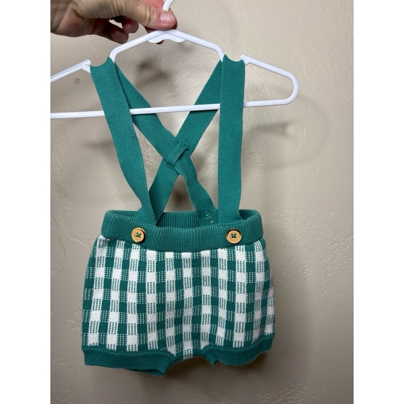 Cat & Jack Other - Cat & Jack Gingham Romper Size 3-6 Months